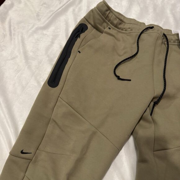 Nike Tech Fleece Neutral Olive Joggers - Picture 11 of 13